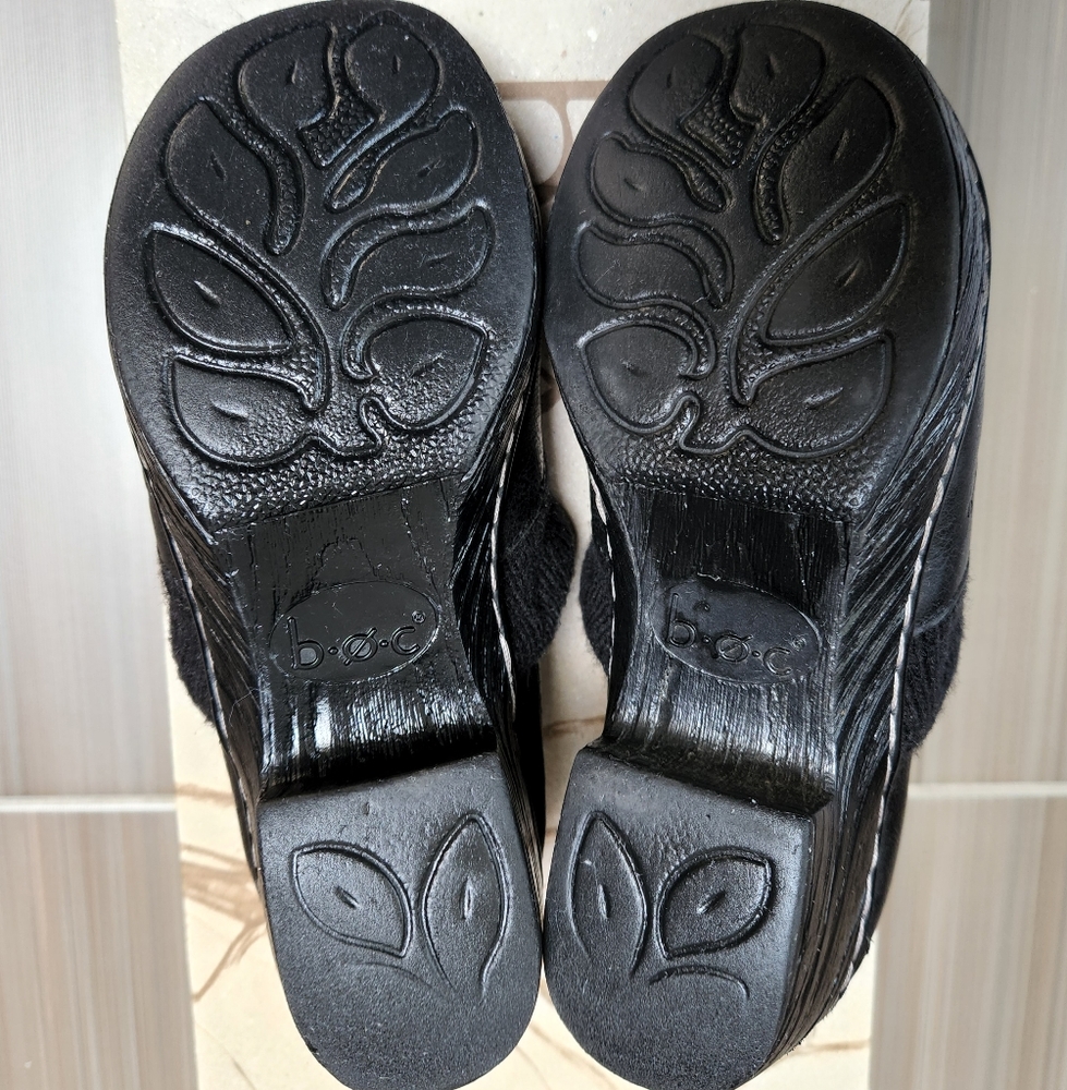 B.O.C. DAPHNIS Clog - BLACK SIZE 6 - Picture 9 of 10